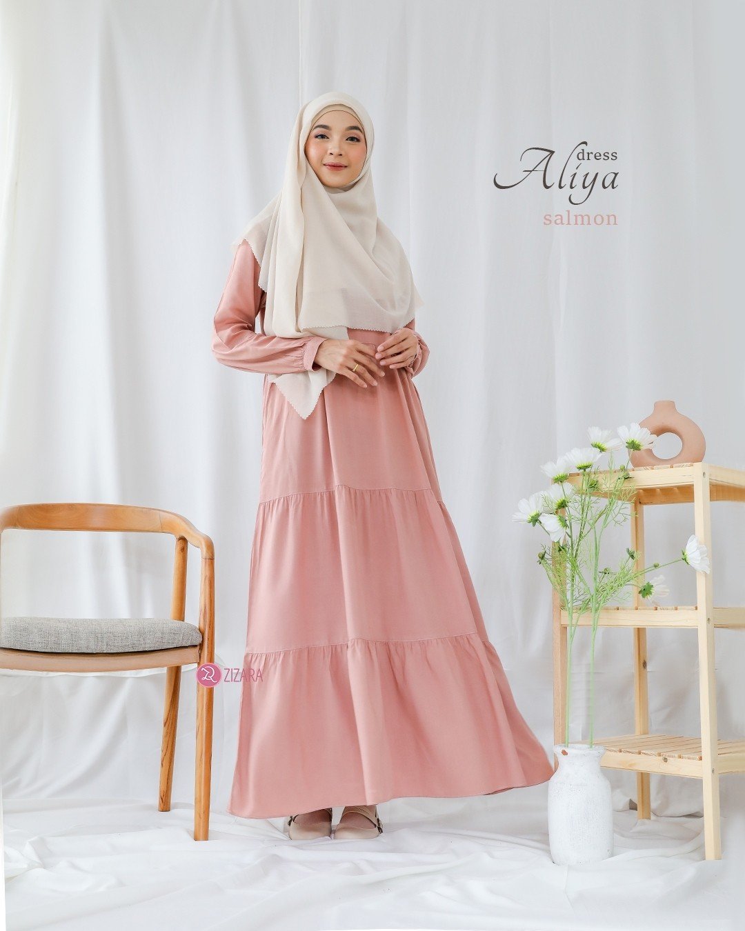 Dress Aliya Salmon