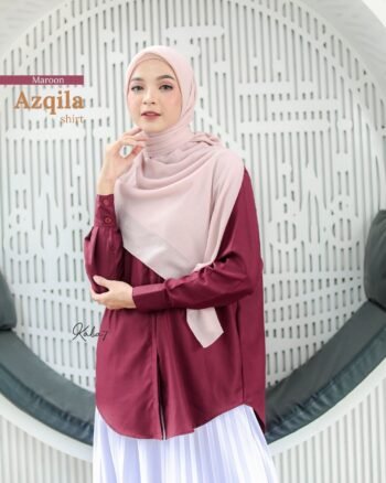 Azqila Shirt Maroon