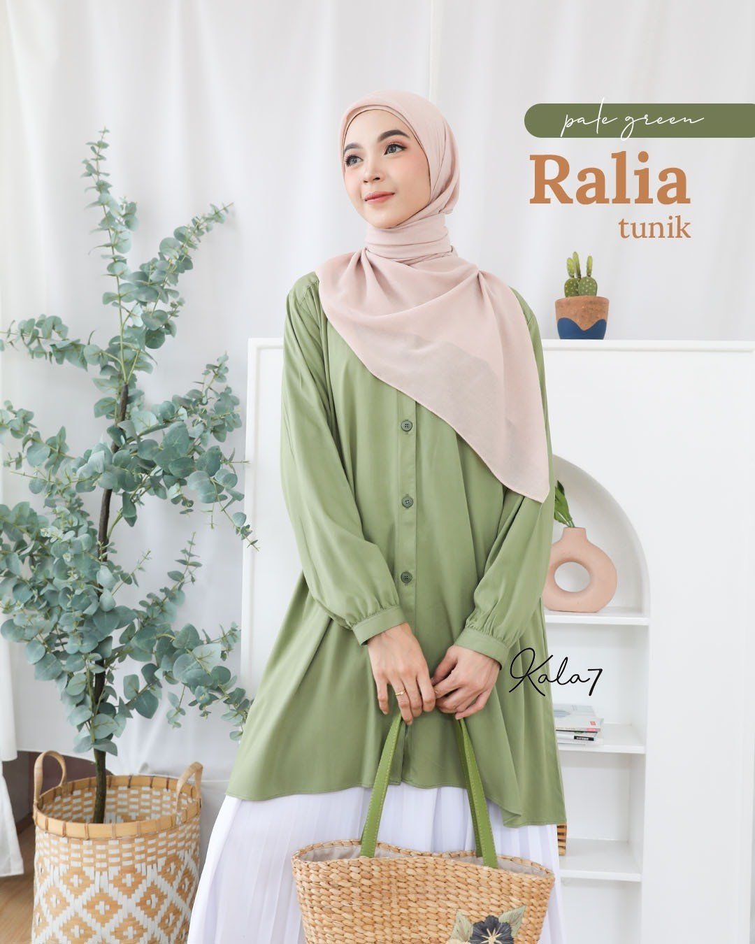 Tunik Ralia Pale Green