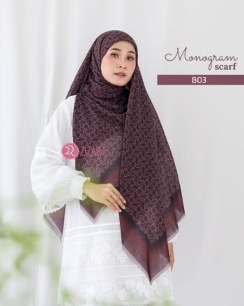 ZS Scarf Monogram B03