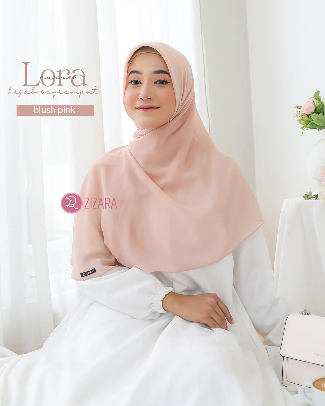 Lora Curve Blush Pink