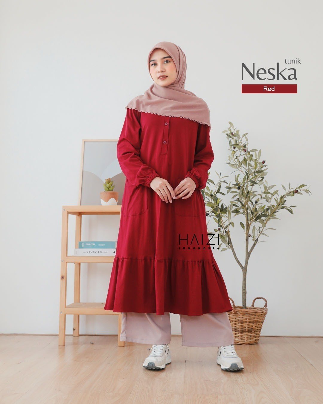 Haizi Tunik Neska Red