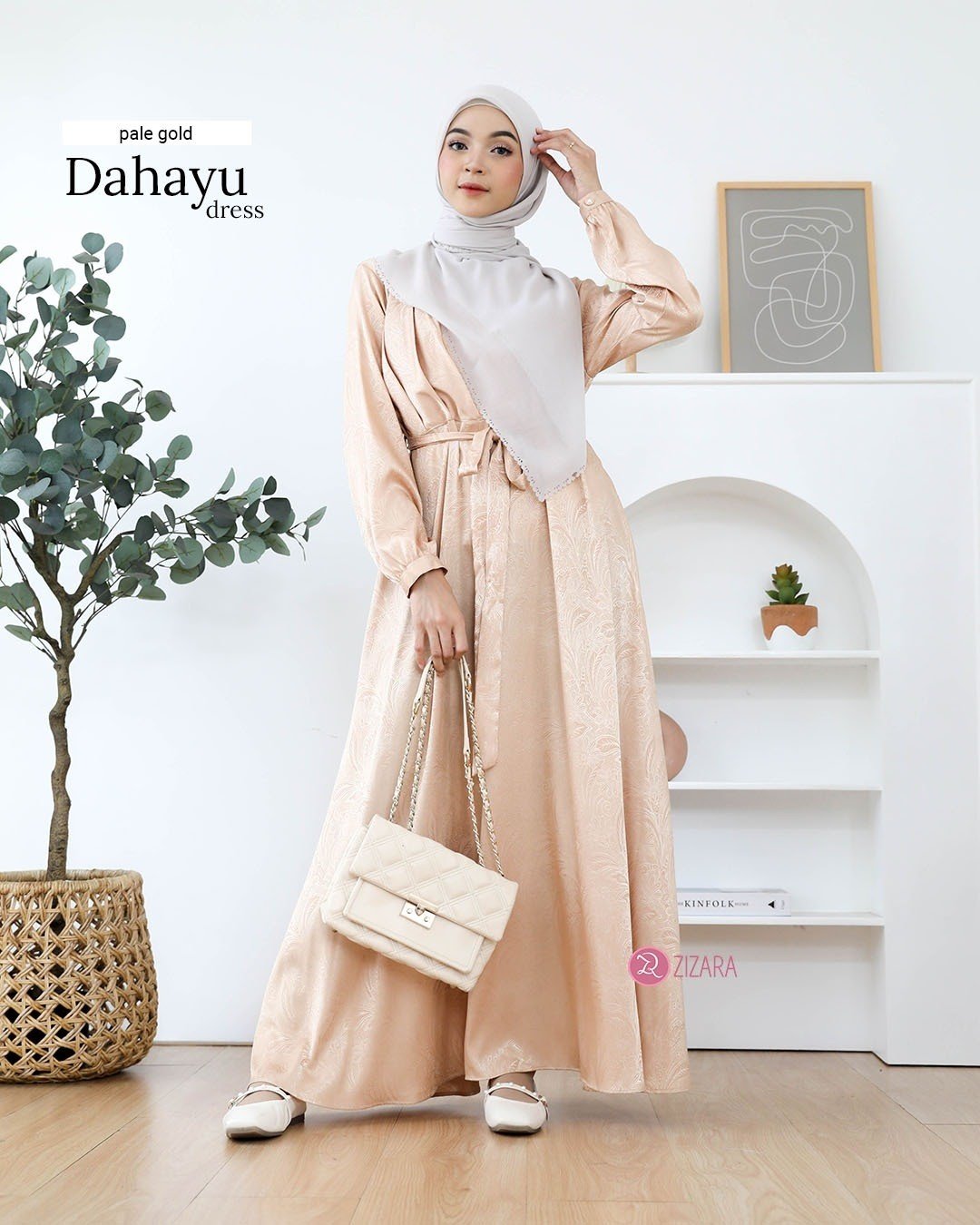 Dress Dahayu Pale Gold