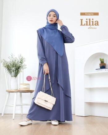 Dress Lilia Blue Grey