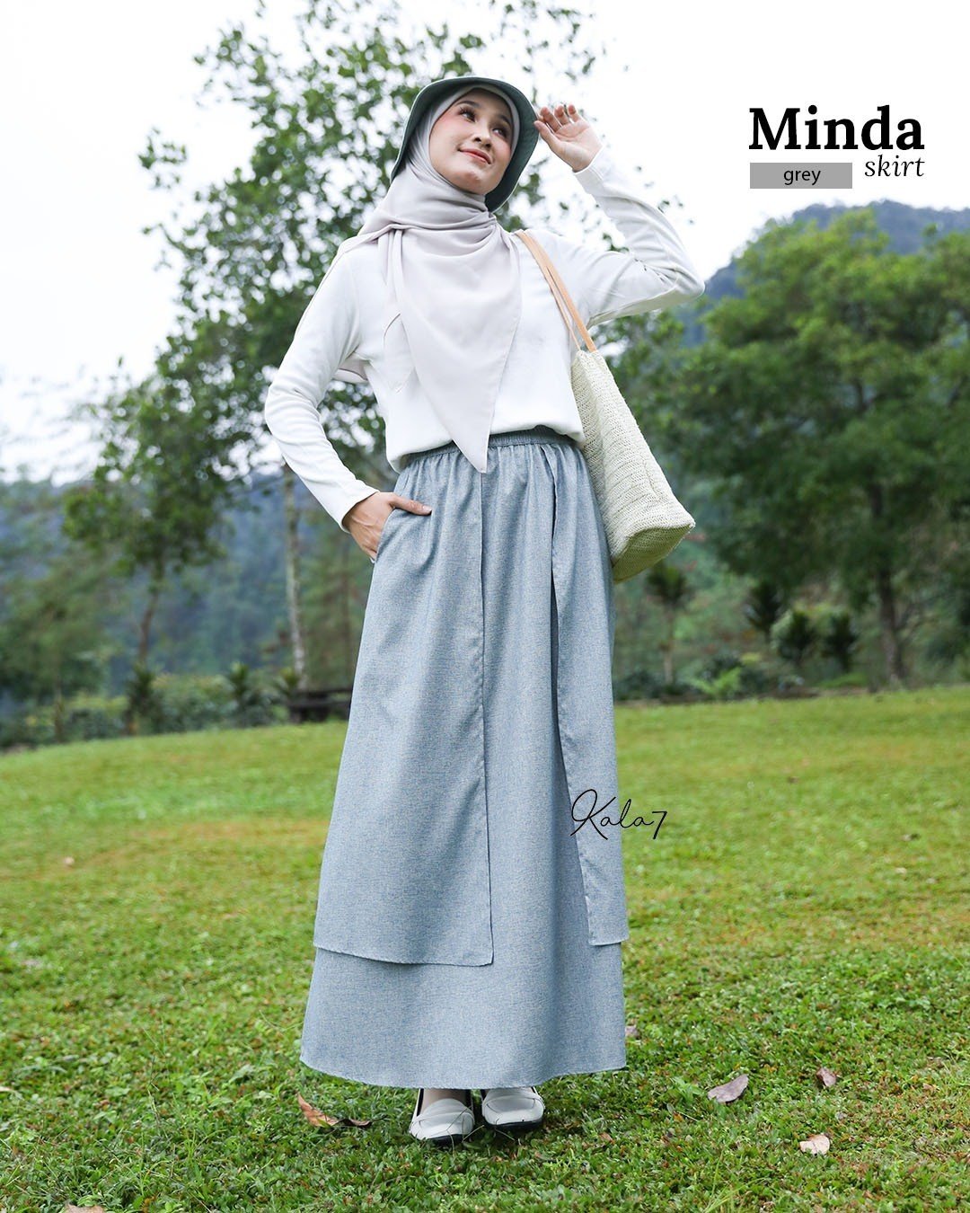 Minda Skirt Grey
