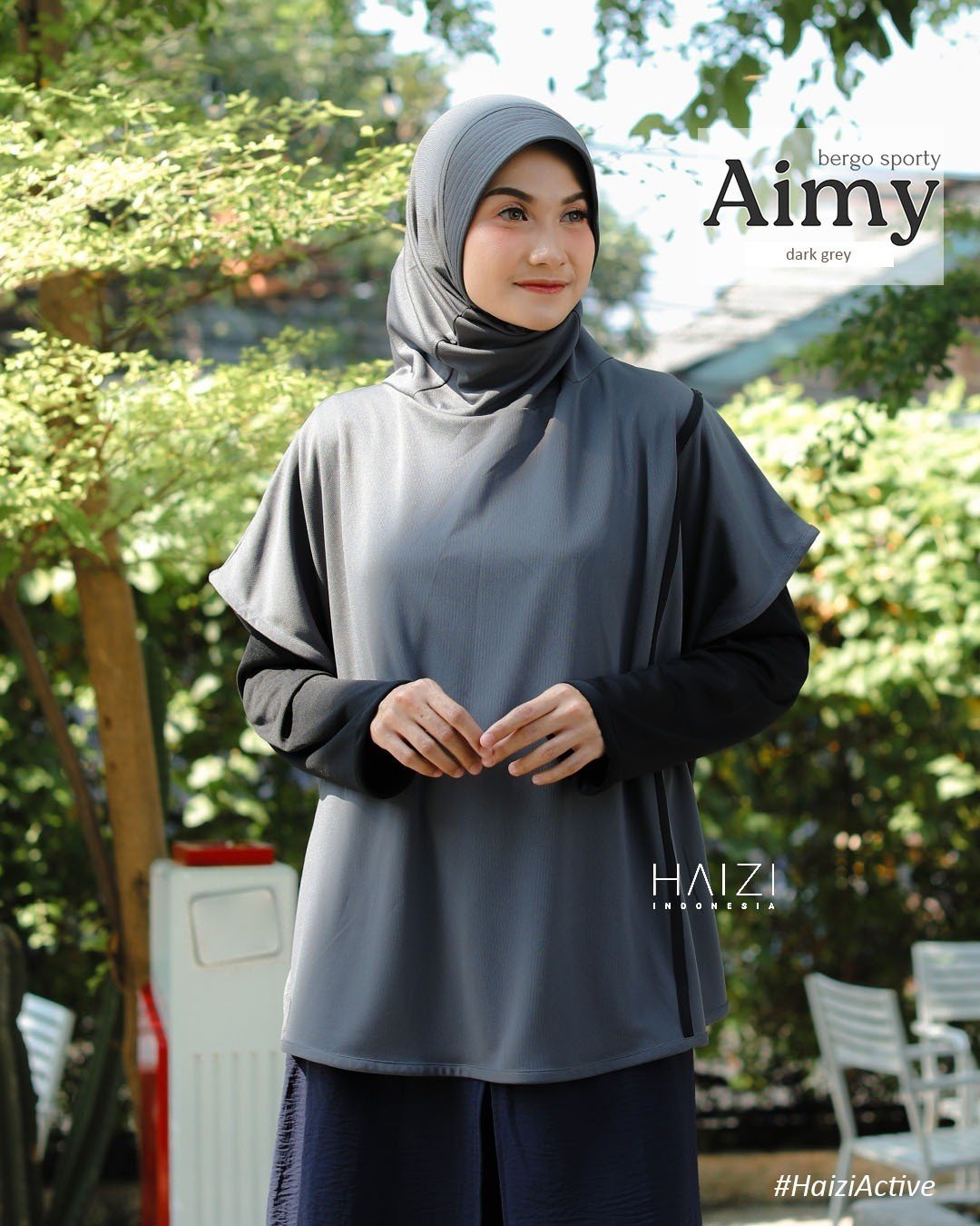 Aimy Bergo Sporty Dark Grey
