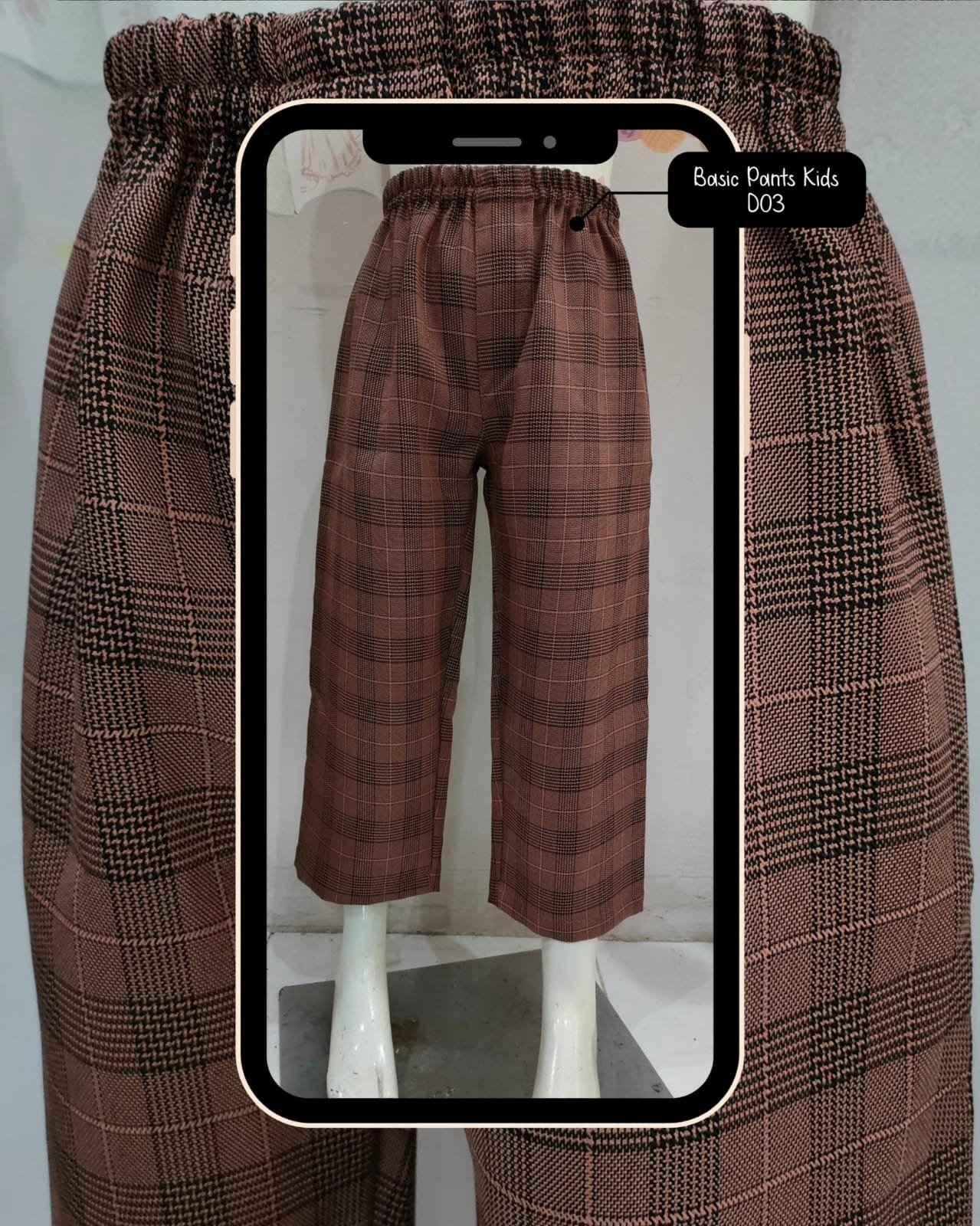 Basic Pants Kids D03