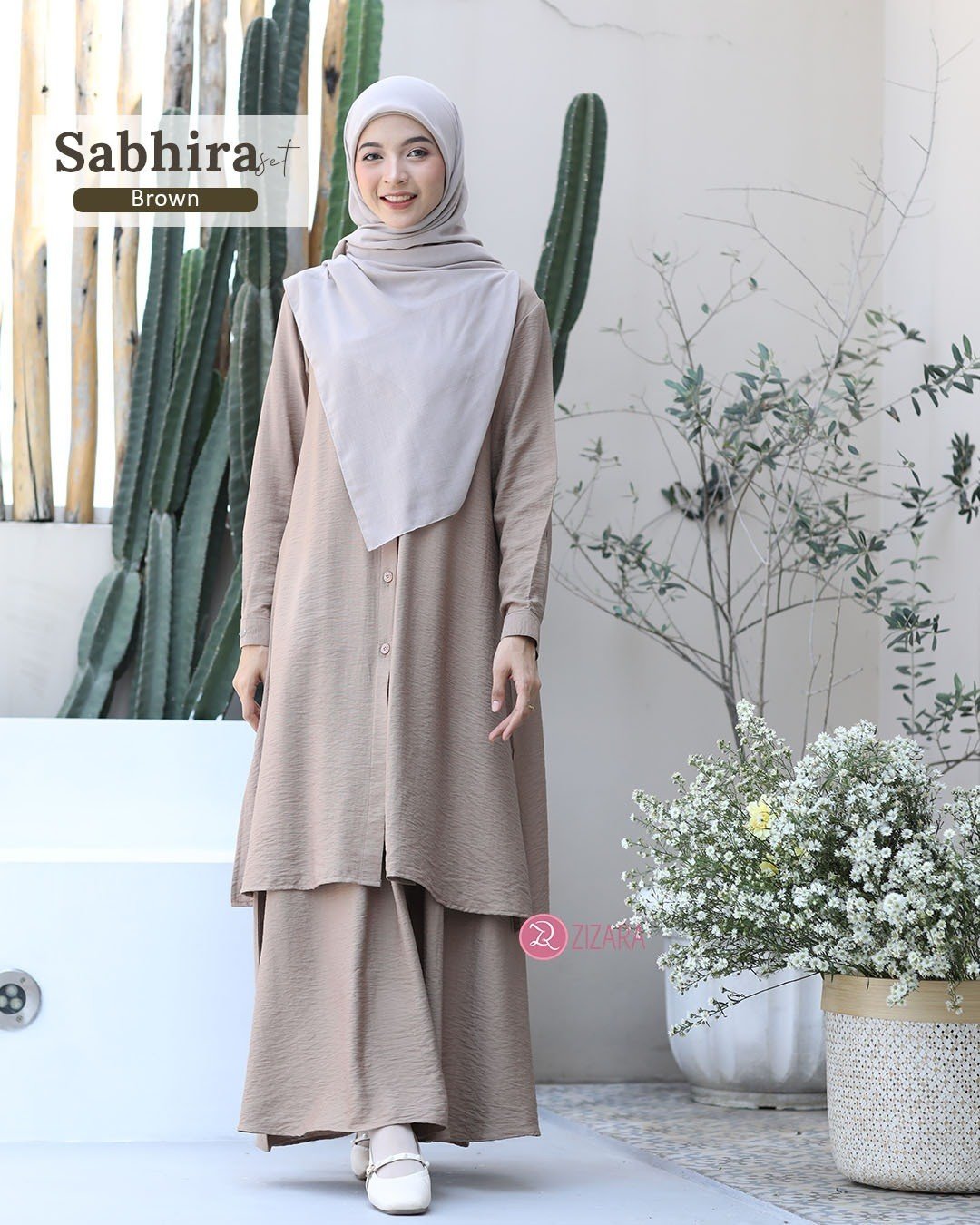 Sabhira Set Brown