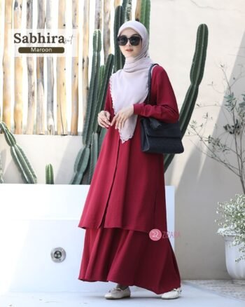 Sabhira Set Maroon