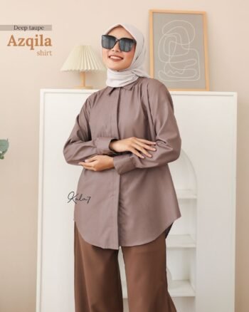 Azqila Shirt Deep Taupe