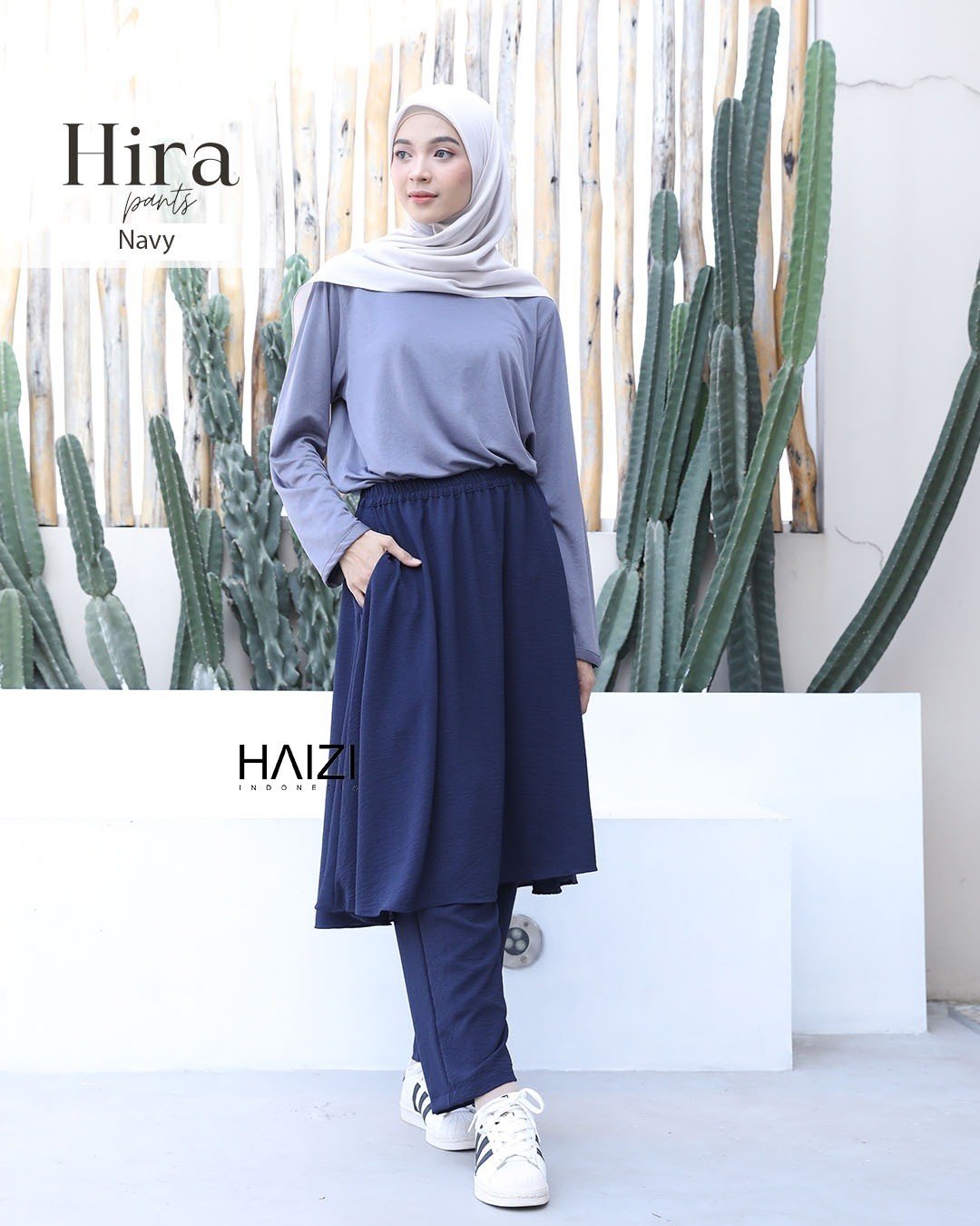 Hira Sporty Pants Navy