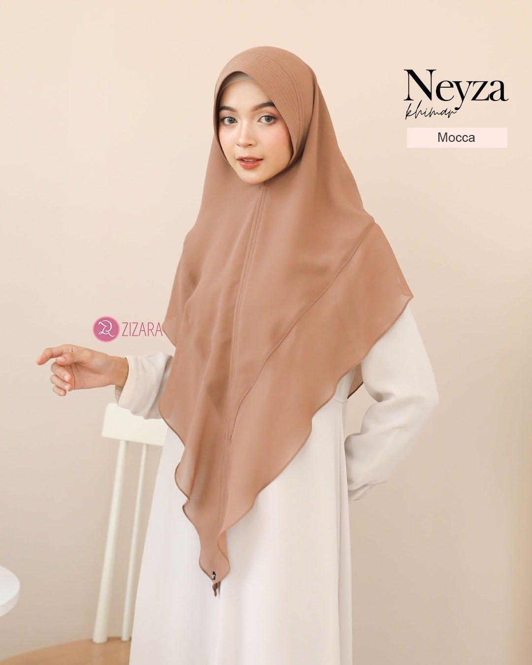 Khimar Neyza Mocca