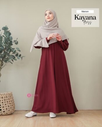 Dress Kayana Maroon