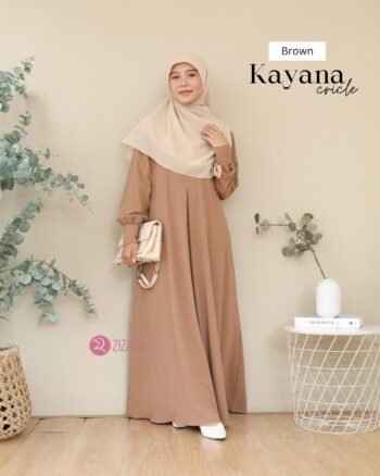 Dress Kayana Crinkle Brown