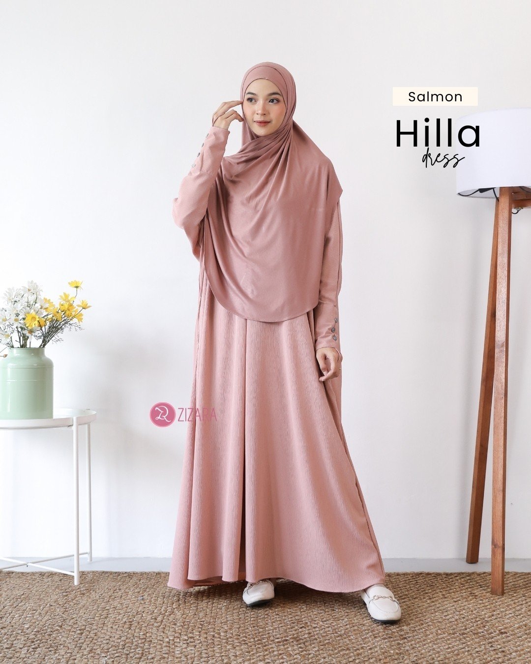 Dress Hilla Salmon