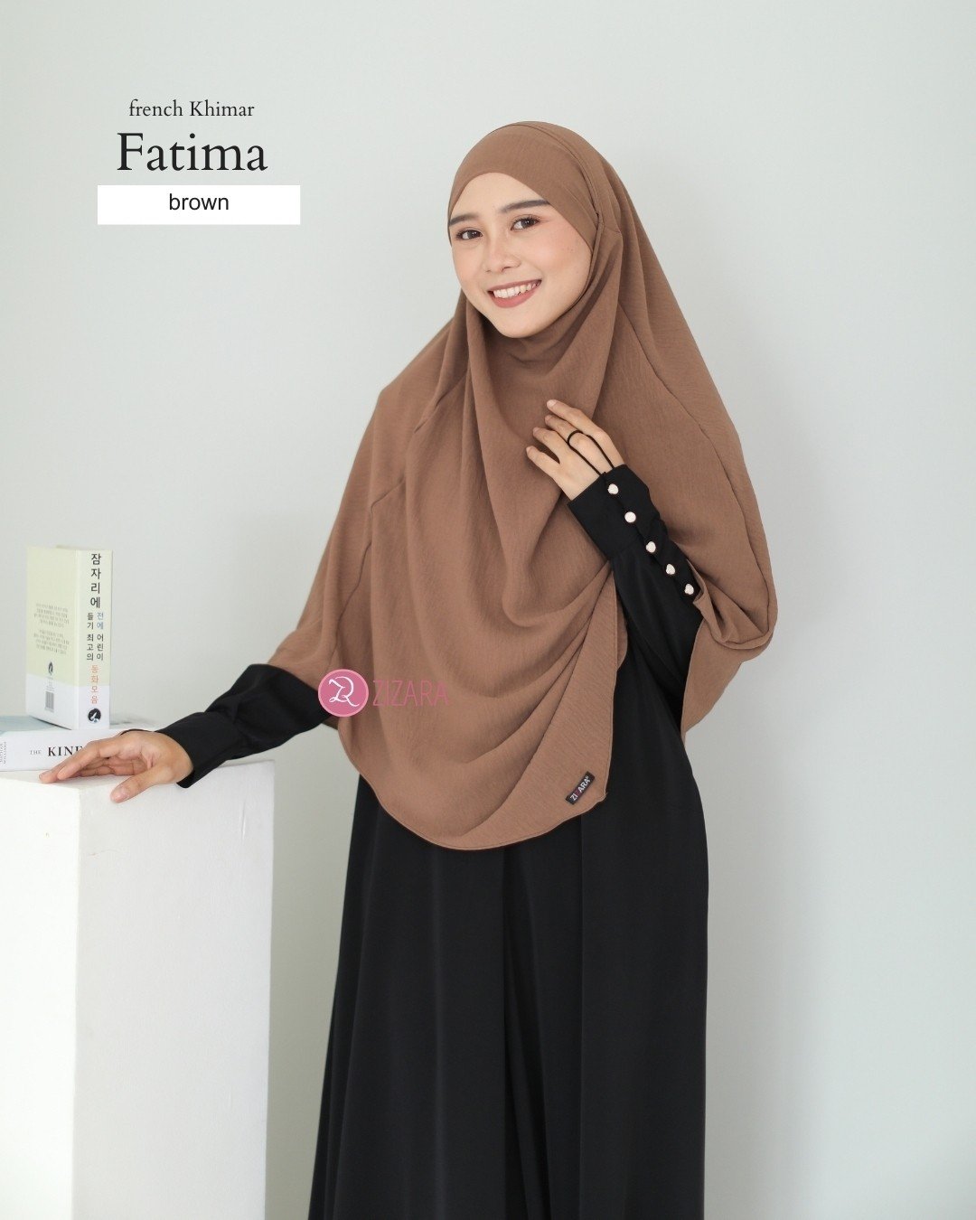 French Khimar Fatimah Brown