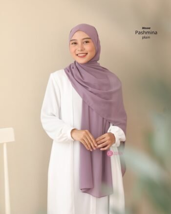 Plain Pashmina Mauve