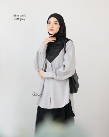Tunik Bina Soft Grey