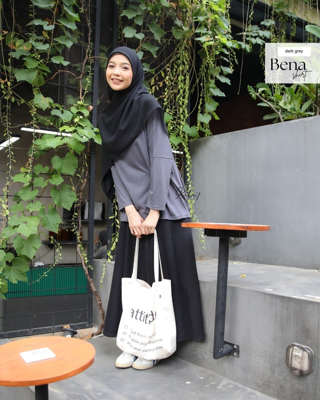 Bena Shirt Dark Grey