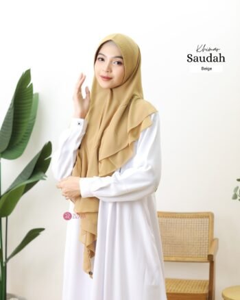 Khimar Saudah Beige