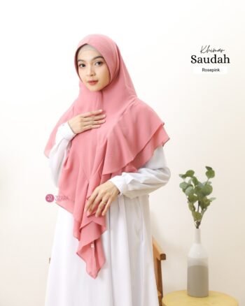 Khimar Saudah Rosepink