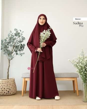 Dress Sadina Maroon