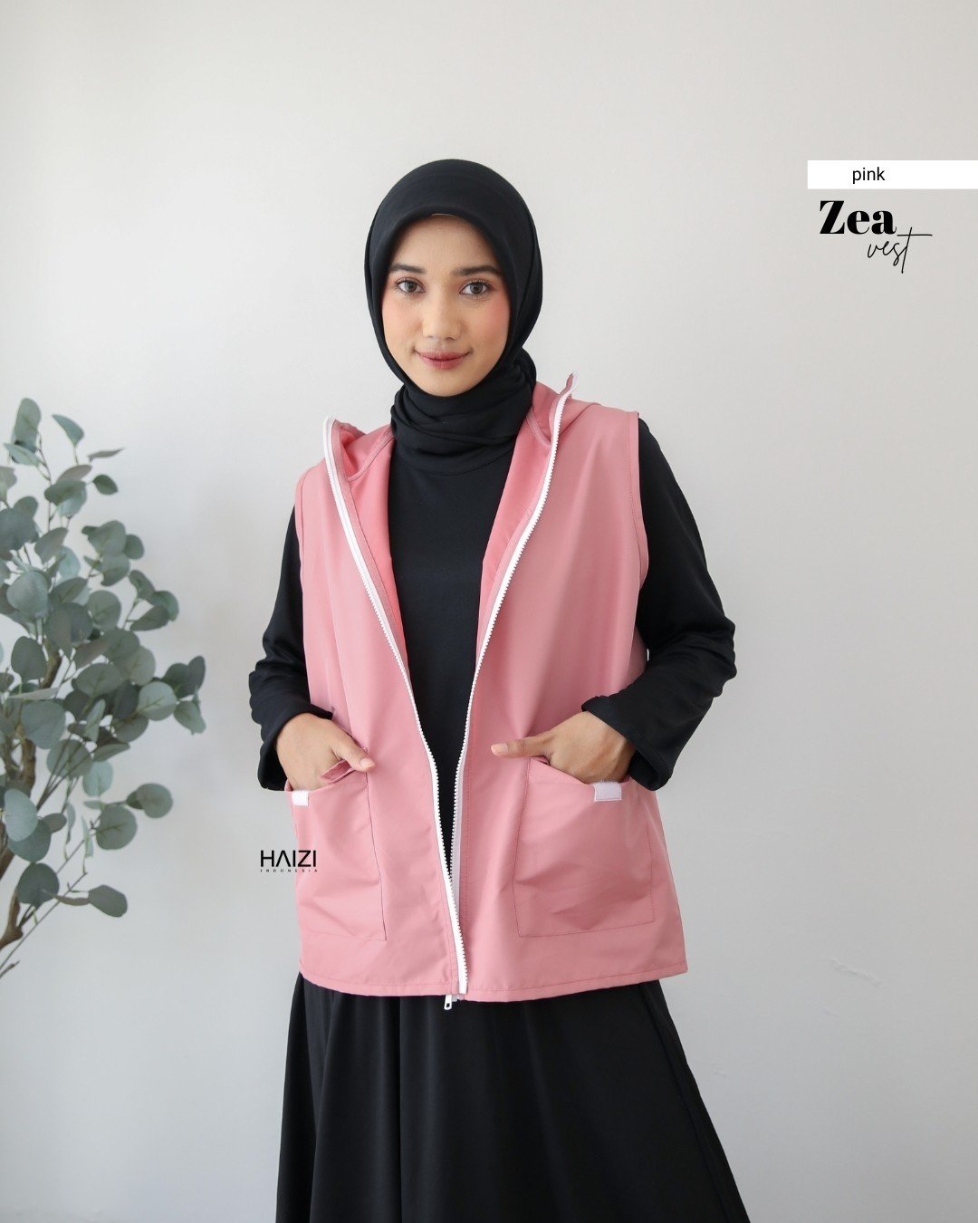 Zea Vest Pink