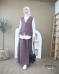 Kenza Vest Mauve
