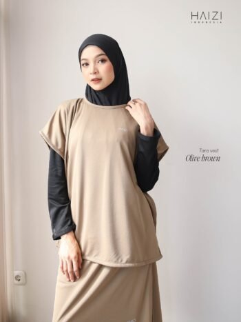 Tara Vest Sporty Olive Brown